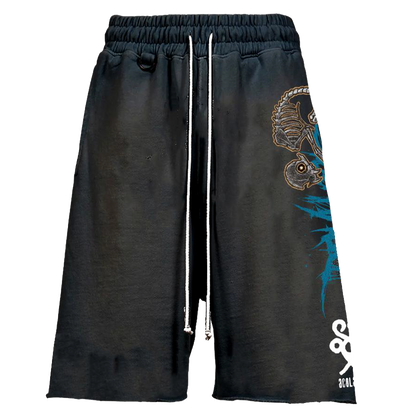 Cat Skull Shorts