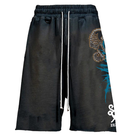 Cat Skull Shorts