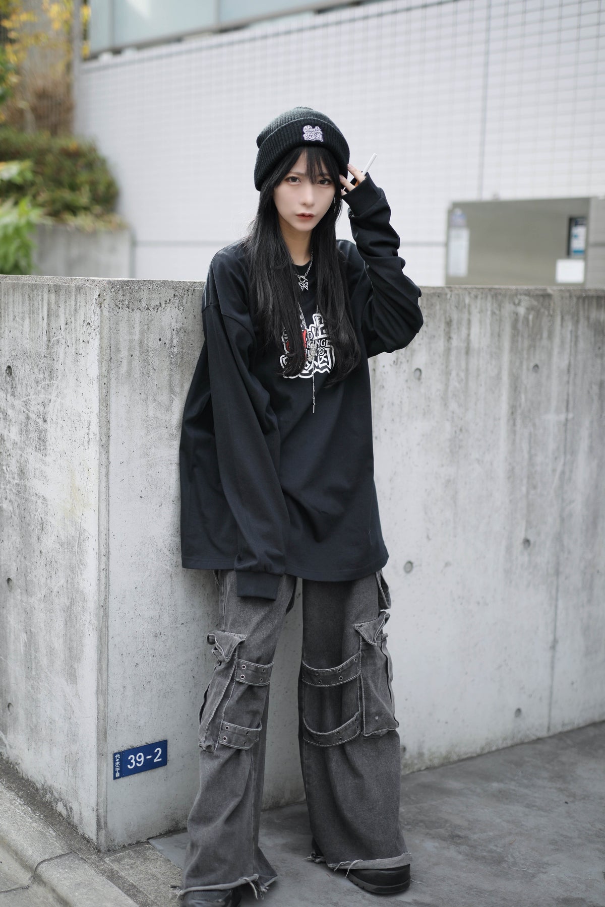 禁止吸煙 SKULL L/S