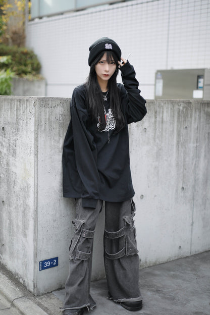 禁止吸煙 SKULL L/S