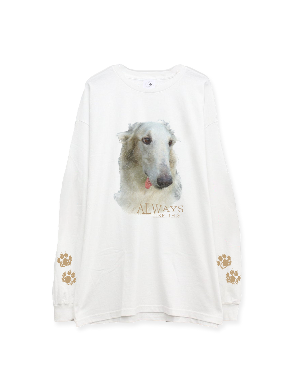 神尾晋一郎コラボ SHITAPERO Borzoi L/S