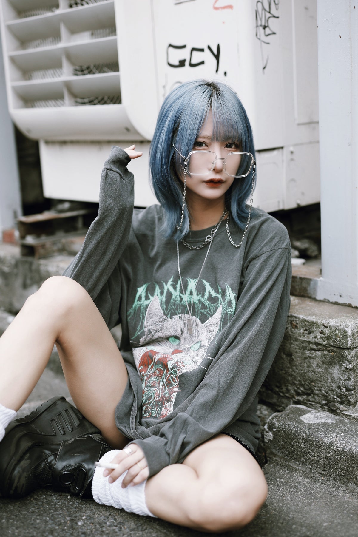 UGLY CAT L/S