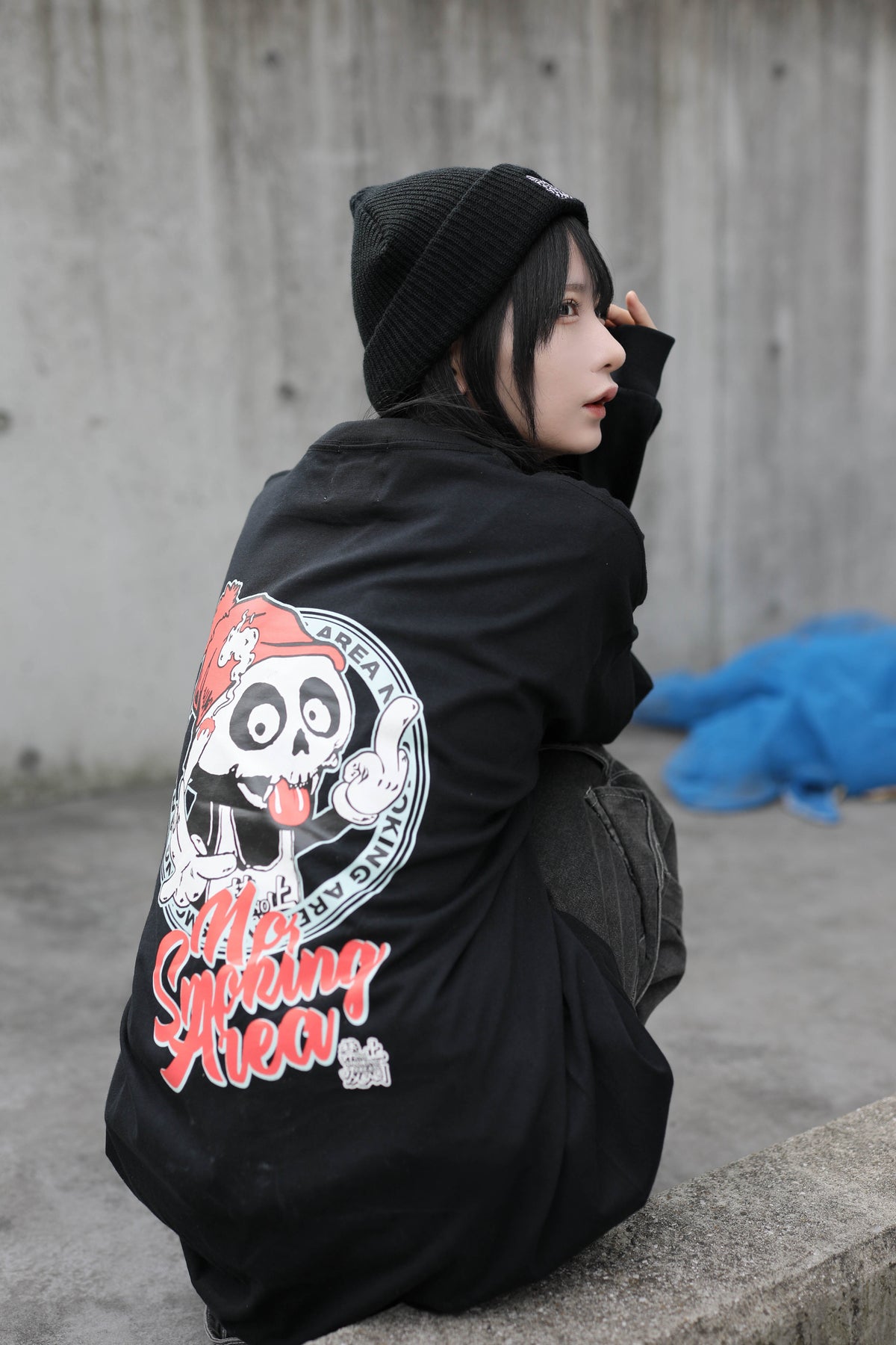 禁止吸煙 SKULL L/S