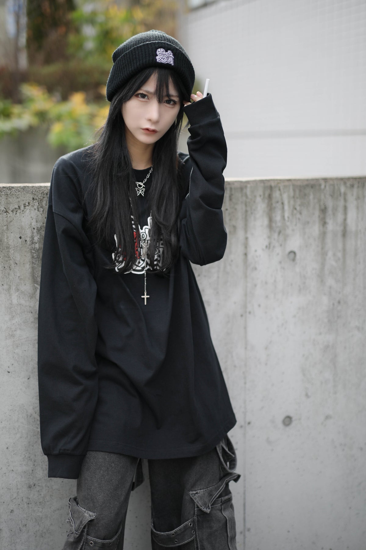 禁止吸煙 SKULL L/S