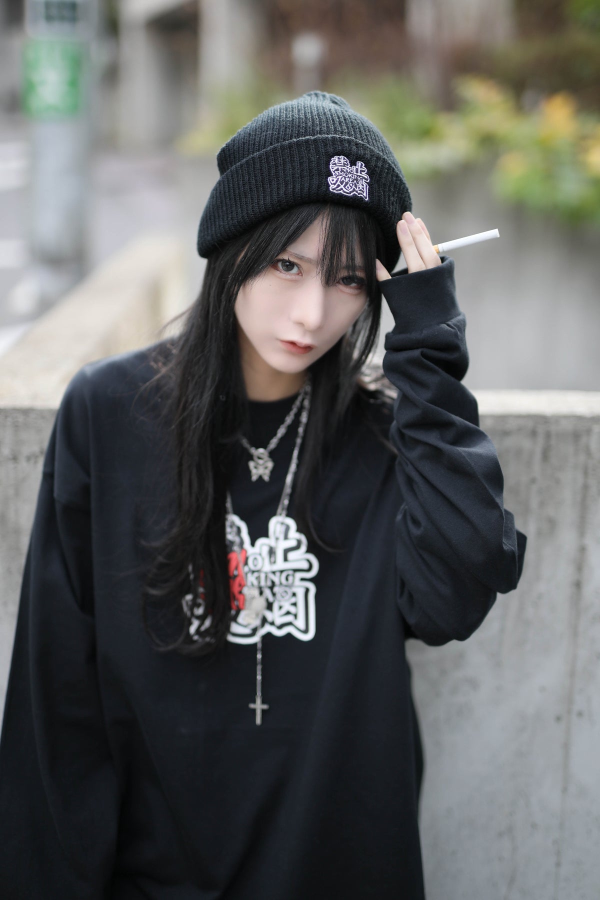 禁止吸煙 SKULL L/S