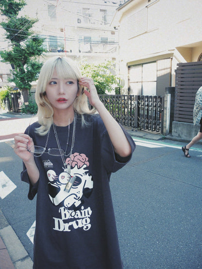 Brain Drug dog tee